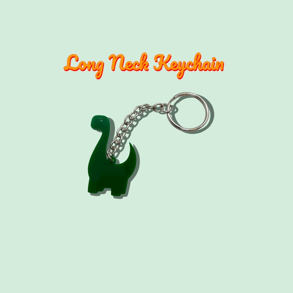 Long Neck- Brachiosaurus Keychain